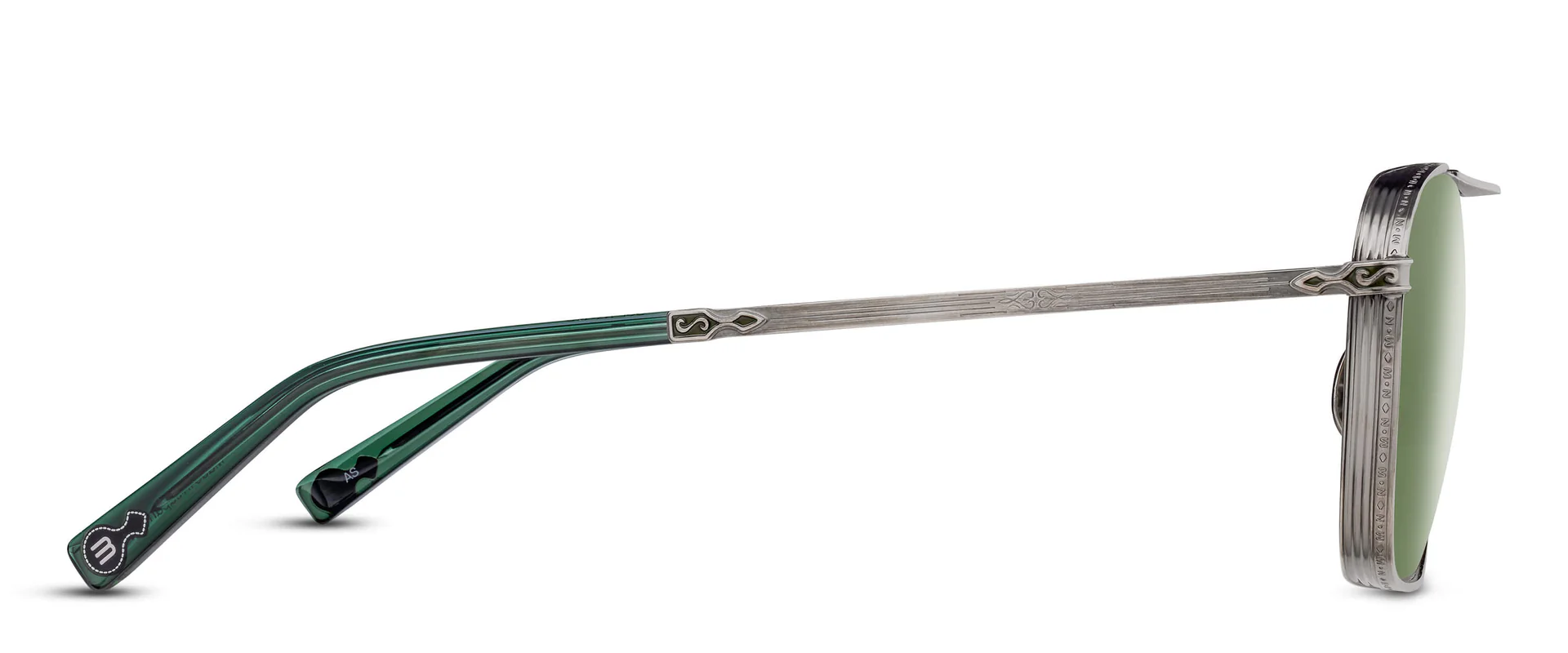 Matsuda M3135 — Antique Silver, profile